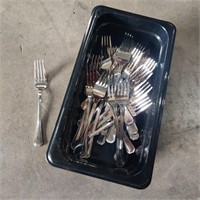 40x Stainless Steel Forks