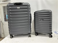 Delsey luggage set, large used, small new