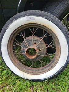 Antique Ford Model A Wheel & Tire