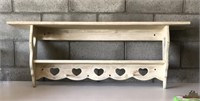 Handmade Wooden Wall Shelf