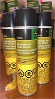 3 new John Deere carburetor & choke cleaner