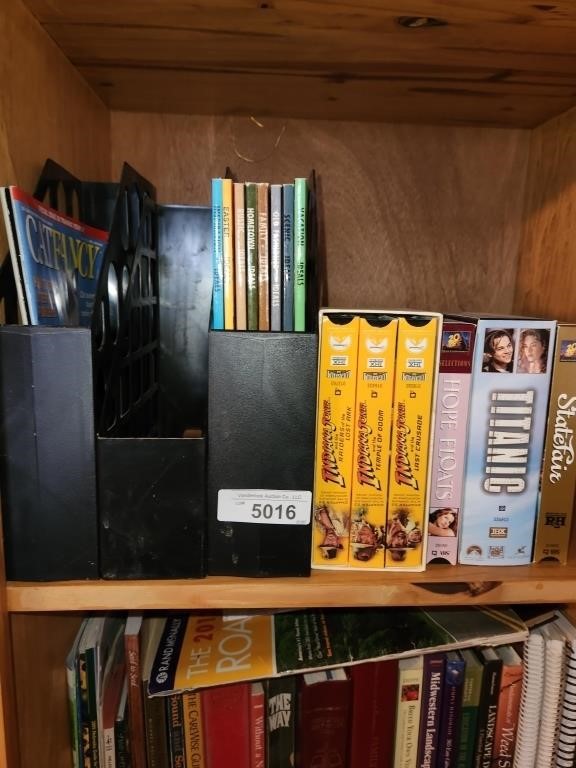 VHS Tapes (Titanic - Indiana Jones) & more