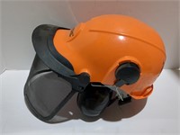 Safety Helmet with Ear Muffs - 9" W x 17" L x 10"