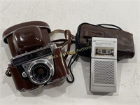 VTG Kodak Camera & Case & Cassette Recorder