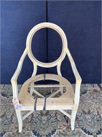 Bamboo & Rattan Baloon Back Arm Chair Unfinished