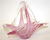 Murano Bowl pink / clear