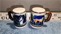 Vintage Salt and Pepper Shaker Beer Steins