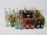 Soda Bottles Some Full