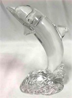 Glass Dolphin Sculpture