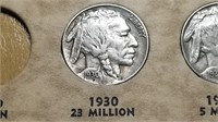 1930 Buffalo Nickel From A Set