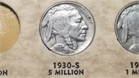 1930 S Buffalo Nickel From A Set