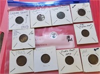 18 Pcs  Indian Head Cent