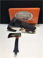 Marbles Knife/Hatchett Wood Handle