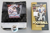 (2) NFL FOOTBALL CARD BOX SETS