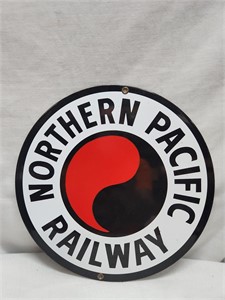 Northern Pacific Advertising Sign
