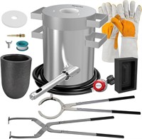 6KG Propane Melting Furnace Kit w2 Crucible Tongs