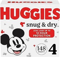 SEALED-Huggies Snug & Dry Disposable Baby Diapers,