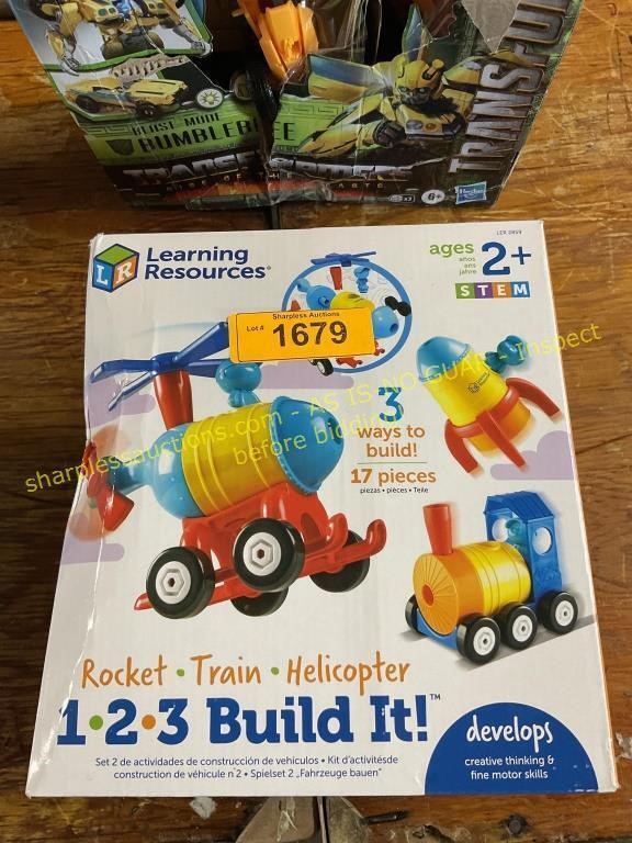Learning Resources 1-2-3 Building Toddler