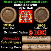 Small Cent Mixed Roll Orig Brandt McDonalds Wrappe