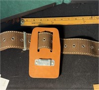Work Belt With Tape Holder
