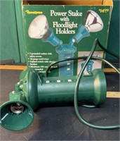 Power Stake With Floodlight Holders