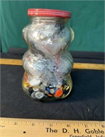 Jar Of Assorted Buttons