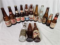 14 Assorted Vintage Beer Bottle Collection