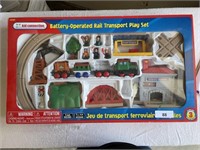 Battery Operated Rail Transport Play Set