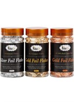 ( New ) KINNO 9g Gold Leaf Flakes - Metal Gold
