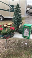 Christmas Lot Huge Wreath 30in Wide 3 Lighted