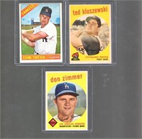 1959 Topps Don Zimmer #287 & Ted Kluszewski #35.