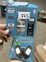 15,000 lumen adjustable garage light