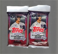 2 Count: 2024 Topps Series 2 Baseball Jumbo Packs