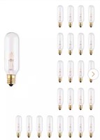 Lot of 50 Bulbrite 25-Watt T6 Clear Dimmable