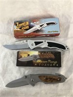 New Zeppelin & Western Range Folder Knives
