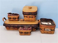 5 Longaburger baskets