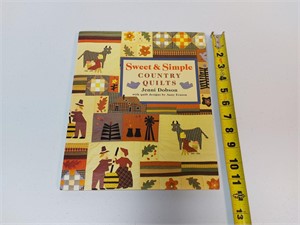 Sweet & Simple Country Quilts Book Hardcover