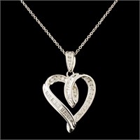 14K Gold 0.68ctw Diamond Pendant