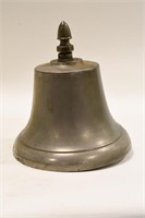 Large Vintage Nickel Plated Bell
