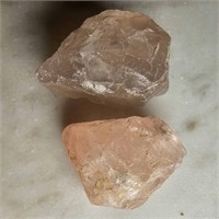 285 Ct Rough Rose Quartz Gemstones Lot