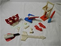 Rare 1960s MPC lot of Lunar Space Station toys!