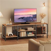 TV Stand with Power Outlets to 75 Inche
