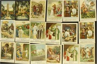 Trade Cards mix 1880s-1930s, US & Worldwide, inter