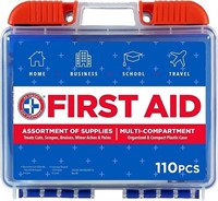 Be Smart Get Prepared 110 pc First Aid Kit: