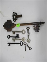 Lot of Skeleton Keys / World's Fair Key