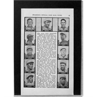 (2) 1909 Spalding Pittsburgh Pirates Team Photo