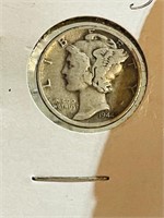 1944-D 90% Silver Mercury Dime