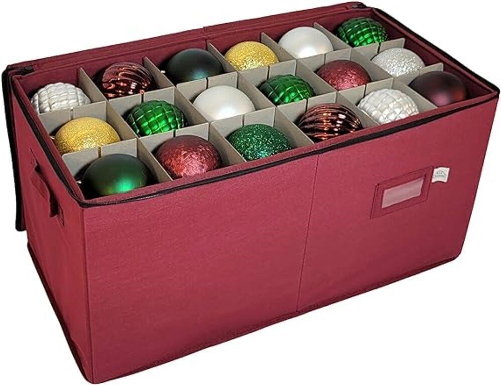 612 Vermont Christmas Ornament Storage Box with Ad