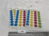 New Smiley Face Stickers Lot