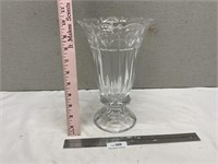 Tulip Garden 24% Lead Crystal Vase